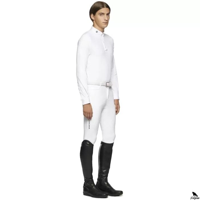 Cavalleria Toscana Jersey Man Competition Shirt bíle