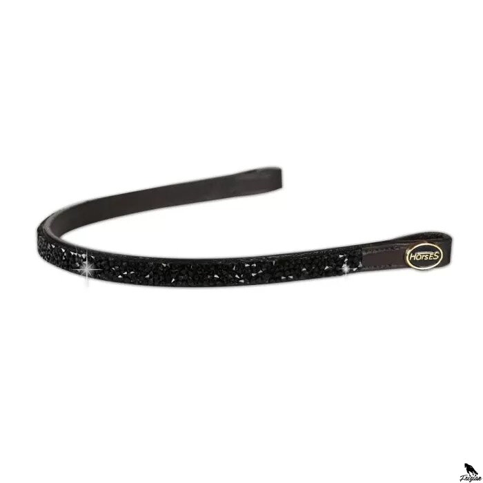 Horses Black Spark Browband hnedá