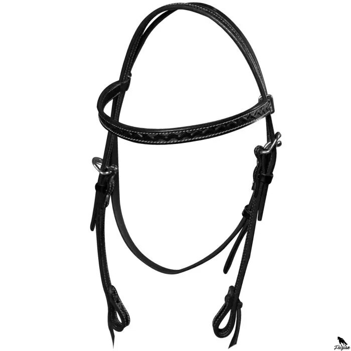 Detroit Western Bridle černa