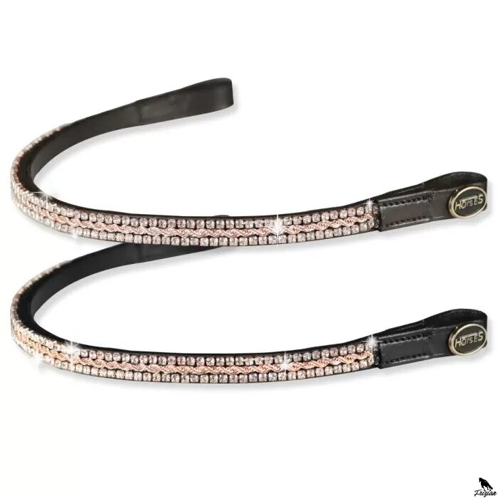 Horses Crystal Rosegold Browband
