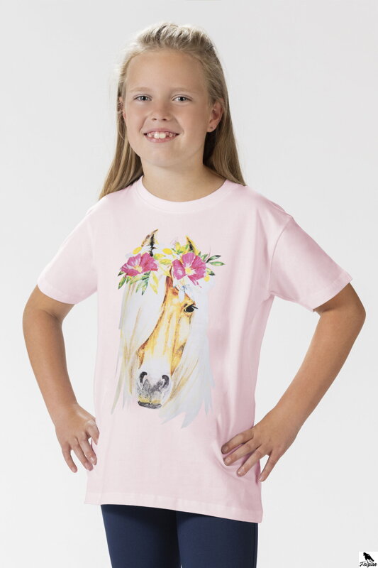 Dětské triko -Flower Horse-