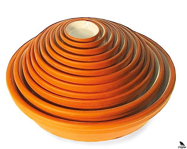 Miska na krmivo glazovaná průměr 9 cm