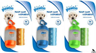Zásobník na sáčky Pawise (včetně 2 x 20 sáčků)