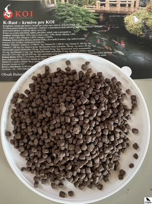 K-Rast – krmivo pro KOI 3L (6mm)