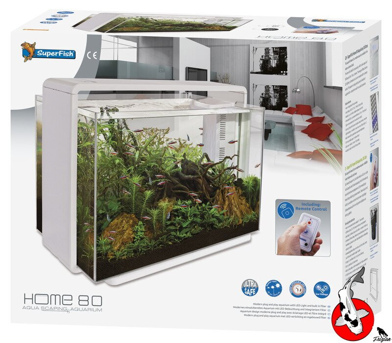 SF HOME 85 AQUARIUM bílé