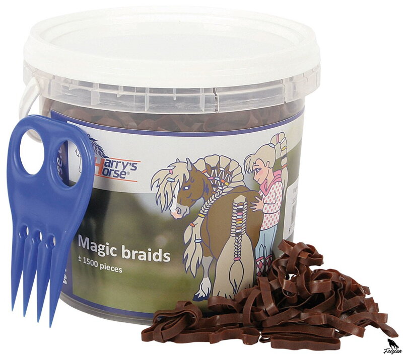 Magické gumičky hnědé