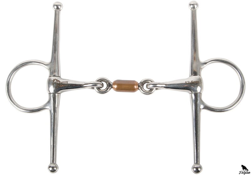 Dvoukloubové udidlo Copper rollers 13mm