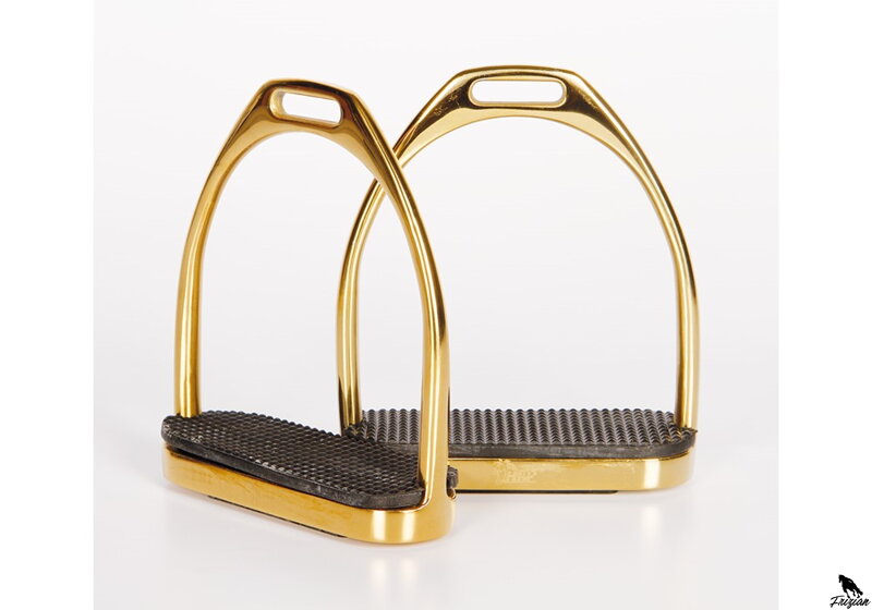 Fill třmen z nerezové oceli, zlatá barva 12cm