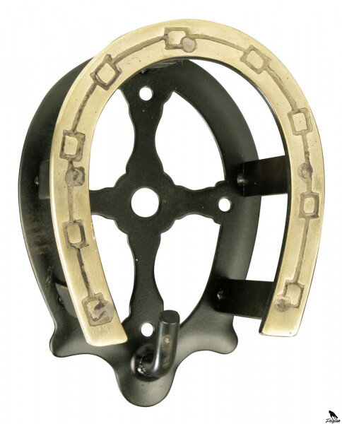 Věšák na uzdu ve tvaru podkovy