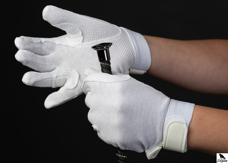 Bavlněné rukavice bílé