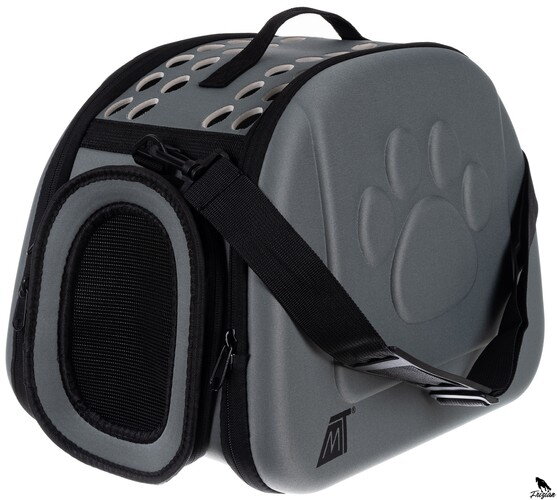 Přepravník - taška na psa/kočku - šedá
