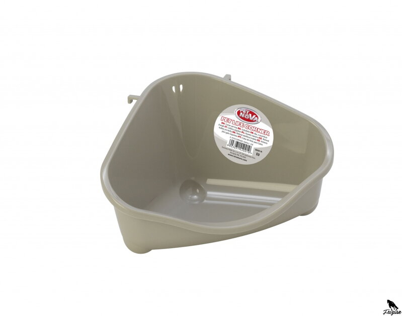 Rohová vanička, veľ.S, sivá