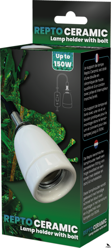 DRŽÁK SVĚTLA REPTO KERAMICKÝ E27 SE ŠROUBEM