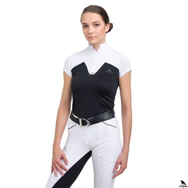 JÍZDECKÁ KOŠILE POP - KRÁTKÝ RUKÁV černé