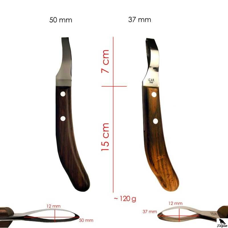 ICAR CLASSIC LOOP NKIFE ROSEWOOD HANDLE