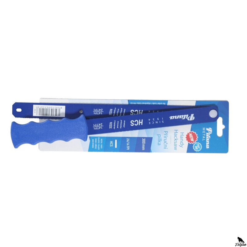 kézi fűrész, 24/14 fogú, pótpengével, 300 mm