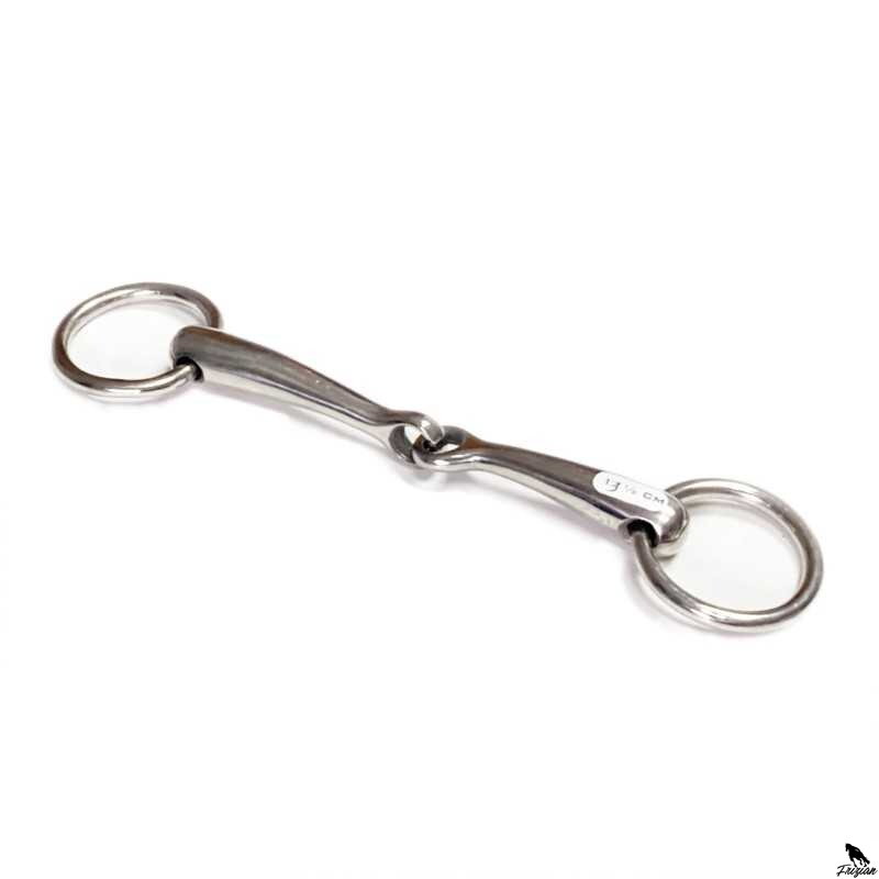 SS SNAFFLE BIT S TENKÝM MALÝM PRSTEŇOM 13,5