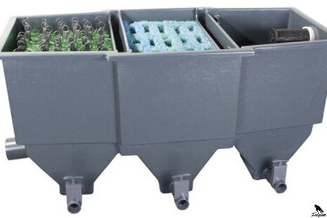 Komorové filtre do záhradného jazierka