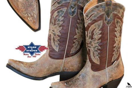 Westernové jezdecké holínky